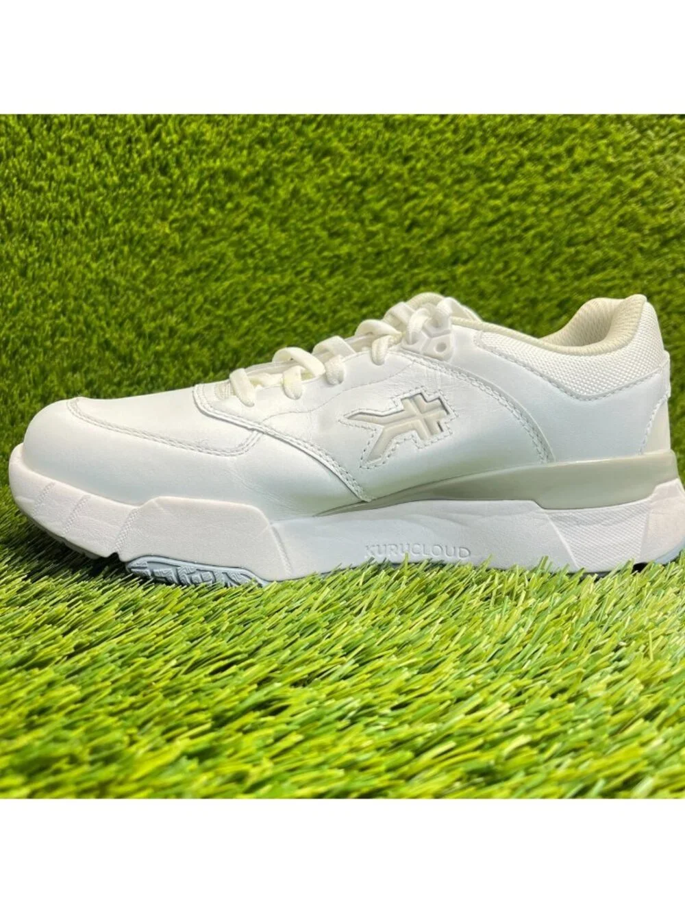Kuru Kinetic 2 Womens Size 8.5 White Athletic Running Leather Shoes Sneakers